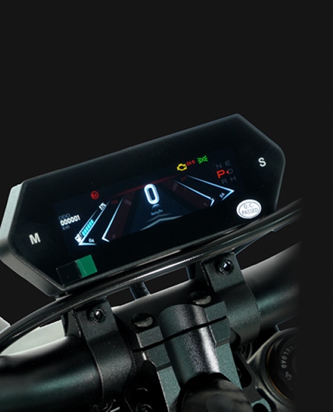 HD TFT colour display